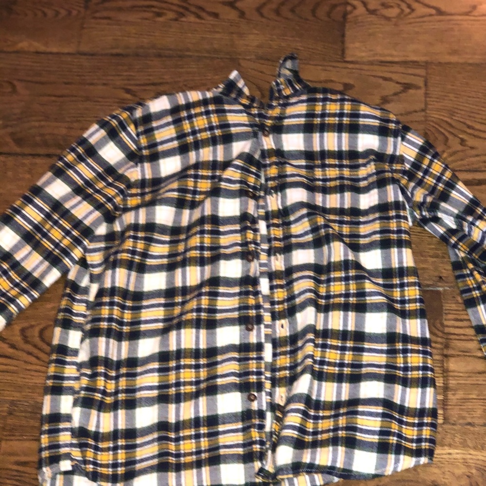 A plaid shirt